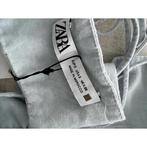 Zara Knot Crop Top Size Small - Picture 4 of 4